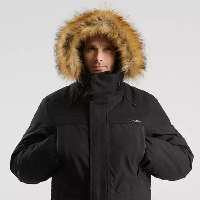 jack wolfskin colour block parka jacket